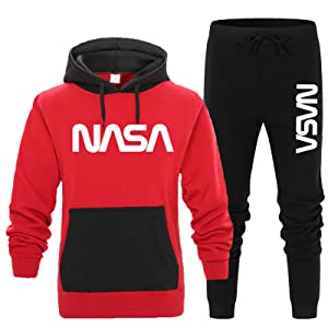NASA hoodie + pants suit logo astronaut pullover sweatshirt casual sweater