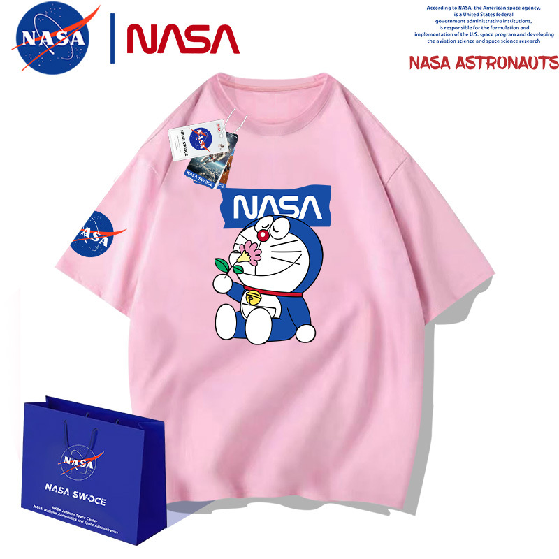 00010nasa哆啦闻花短袖